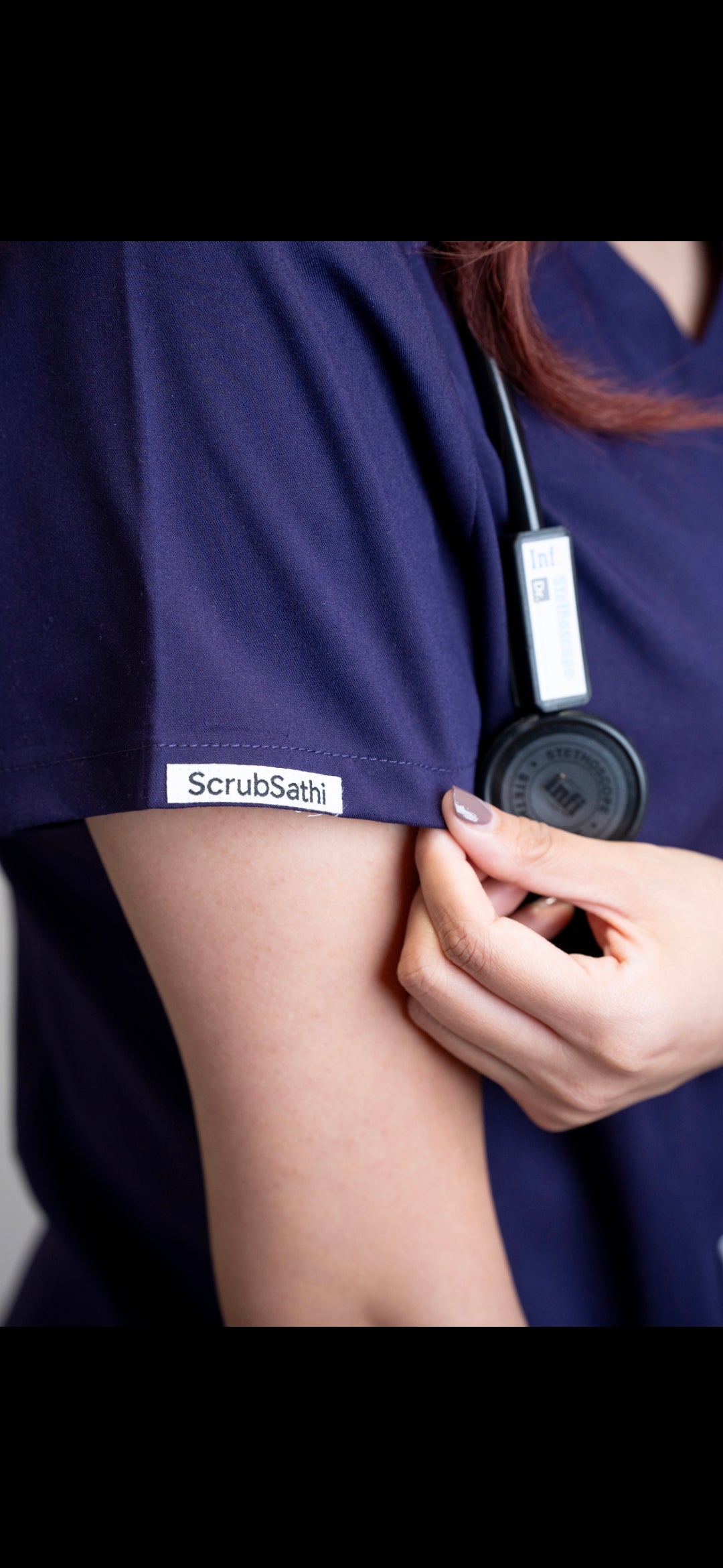 Purple scrub set