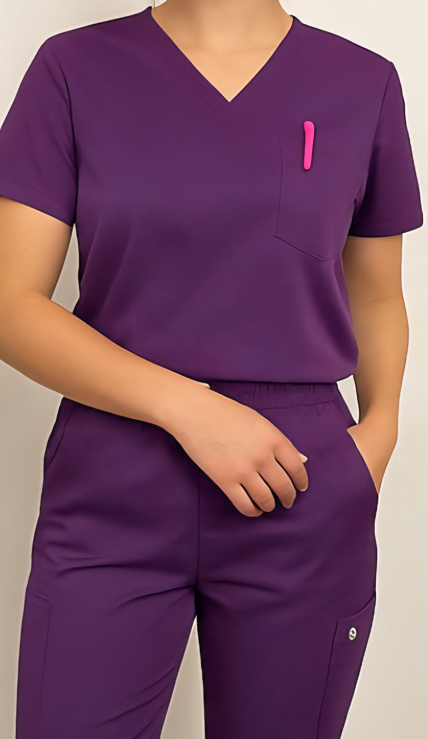 Purple scrub set